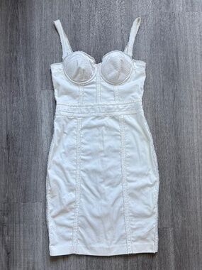 GUESS by Marciano White Bustier Dress